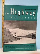 1940 Sept. The Highway Magazine - Highways, Railways & Bridges & Infrastructure picture