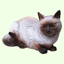 Piggy Bank Large Siamese Cat Statue Money Coin Saving Box Sculpture Pet Interior picture