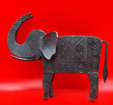 Elephant Metal Abstract Art Sculpture Brutalist 7.5