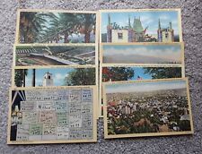 Linen Postcards Mixed Lot of 15 California Arkansas Texas Scenic Views Buildings picture