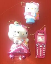 Vintage Hello Kitty Christmas Ornament Lot Bundle Sanrio Anime picture