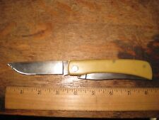Vintage Carl Schlieper Combo Knife and Saw Blade Folding Pocket Knife picture