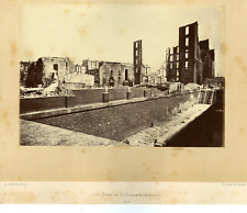 Liebert, Paris, Les Docks de la Vilette burned vintage albumen print, La Comm picture