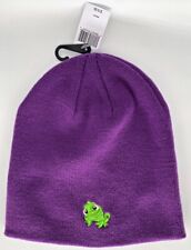 Disney Parks Pascal Tangled Rapunzel Purple Adult Beanie Knit Cap Hat picture