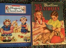 RAGGED ANN & ANDY COLORING BOOK AND 365 BEDTIME STORIES, BY ALICE SANKEY, 1942 picture