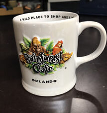 Rainforest Cafe Orlando Souvenir Coffee Mug Cup Animal Kingdom Disney World picture