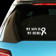 MY SON IS MY HERO Cancer Car Laptop Sticker Decal picture
