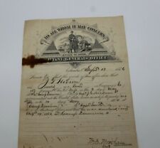 Ohio Adjutant General's Office 1886 Document Civil War Soldier Enrollment Muster picture
