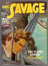 Doc Savage Jul 1940 E Clarke Cvr Art; "The Flying Goblin" picture