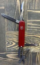 Victorinox Executive - 74mm Red Retired Swiss Army Knife Broken File Tip picture