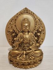 Buddha statue Yakushi Nyorai Medicine Buddha gold plated 14.5cm picture