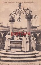 ITALY Firenze Certosa - Pozzo nel Chiostro Grande, Monks at Well, 75c stamp picture