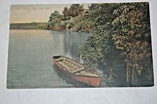 RPPC Postcard Paw Paw MI River Scene 1908 picture