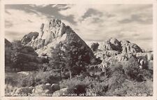 Prescott AZ Arizona Granite Dells RPPC Hwy 89 Photo Vtg Postcard C32 picture