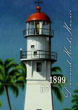 LIGHTHOUSES, DIAMOND HEAD LIGHTHOUSE, HAWAII, PRE STAMPED OFFICIAL USPS POSTCARD picture