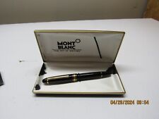 Montblanc Black MONT BLANC Meisterstuck No. 146 Fountain Pen 14K- Used picture