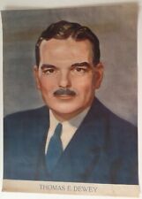 1944 Thomas Dewey Artwork Image Presidential Campaign Poster Bricker Mate Out Th picture