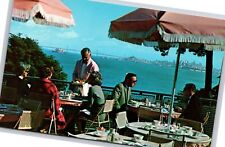 Sausalito California~Continental Alt Mira Hotel Patio~Vintage Postcard picture