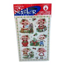 Vintage American, greetings Stickers STRAWBERRY SHORTCAKE 2 Sheets NIP sealed picture
