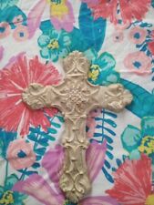 Decorative Antique Hanging Crucifix Excellent Shape Rare Find picture