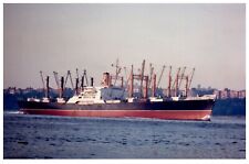 Old Dominion State (1963) General Cargo Ship States Marine Lines Photo VTG 4x6