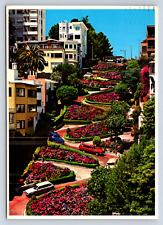 Vintage Postcard Lombard Street San Francisco California picture
