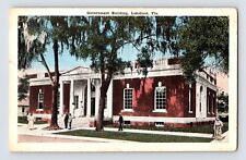 Postcard Florida Lakeland FL Government Building 1930s Unposted White Border picture