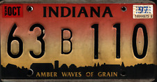 Vintage Indiana License Plate -  - Single Plate 1997 Crafting Birthday mancave picture