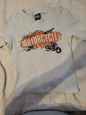 Harley Davidson WOMEN'S SIZE M 10/12 LG SLEEVE OFFICIAL GEAR EXCELLENT CONDITION picture