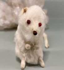 Vtg Carl Original Mouse West Germany Miniature White Albino Mouse Red Eyes Rare picture