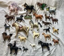 Vintage Toy Horse plastic figurines Collection Lot of 25 picture
