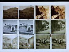 FRANCE 1933 FAMILY PORTRAITS GROUPS 43 GLASS PLATES 6X13 STEREOSCOPIC VIEWS picture