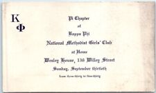 Postcard - Pi Chapter of Kappa Phi, National Methodist Girls' Club at Home picture
