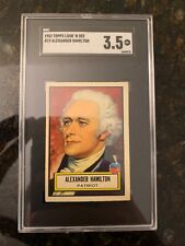 1952 Topps Look 'N See #19 ALEXANDER HAMILTON...........SGC 3.5 picture