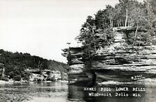 RPPC - Hawks Bill Lower Dells, Wisconsin. Unposted Glossy Postcard picture