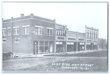 c1960 East Side Main Street Exterior Building Guernsey Iowa IA Vintage Postcard picture