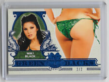 Miki Black 2023 BenchWarmer Bench Warmer Emerald Archive Green Backs Card #2/2 picture