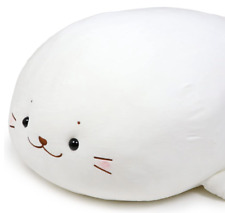 Sirotan White Seal Animal Big Plush Cushion Pillow 51 inches 130cm Mother Garden picture