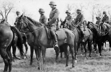 WW2 WWII Photo German Soldiers on Horseback World War Two Wehrmacht  4242 picture