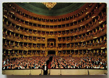 Italy Milan Postcard Scala Theater Maestro Spectators 1966  picture