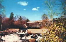 Thetford Center Vermont Covered Bridge Postcard picture