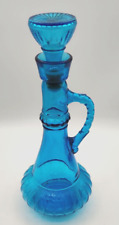 Vintage Glass Bottle Blue 1973 JIM BEAM I DREAM OF GENIE Liquor Decanter picture