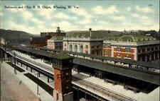Wheeling West Virginia WV Train Station Depot c1910s Postcard picture