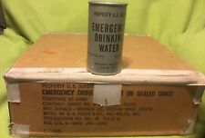 1950's ~ U.S. Military ~ Drinking Water ~ Case of 25 ~ 2 Openers ~ Original Box picture