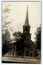c1910's Congregational Church Homer New York NY RPPC Photo Antique Postcard picture