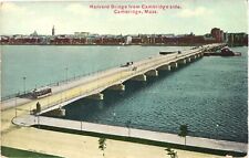 Harvard Bridge From Cambridge Side, Cambridge, Massachusetts Postcard picture