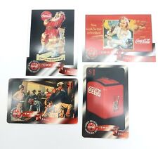 1996 Coca-Cola Sprint 4 Card Set Of Collectors Phone Cards picture