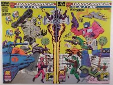 TRANSFORMERS VS. G.I. JOE #1 [A & B covers; PX Variant, Signed by Scioli Barber] picture