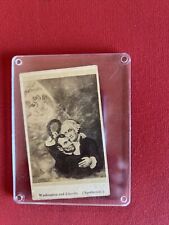 RARE CDV MEMORIAL CARD GEORGE WASHINGTON AND ABRAHAM LINCOLN APOTHEOSIS 1865 picture