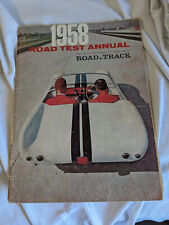 1958 Road Test Annual Road & Track Motor Enthusiasts Venice CA 96pp picture